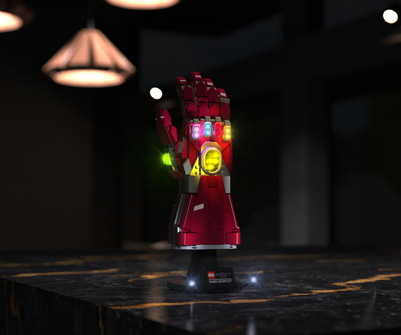 Marvel Nano Gauntlet #76223 Light Kit | Night Mode