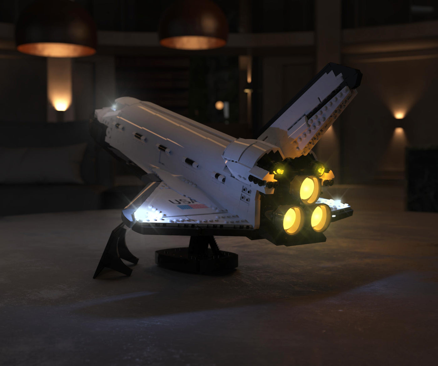 NASA Space Shuttle Discovery #10283 Light Kit | Night Mode