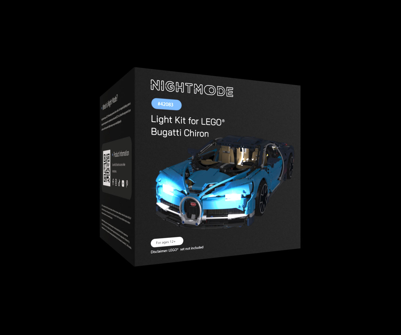 Bugatti Chiron #42083 Light Kit | Night Mode