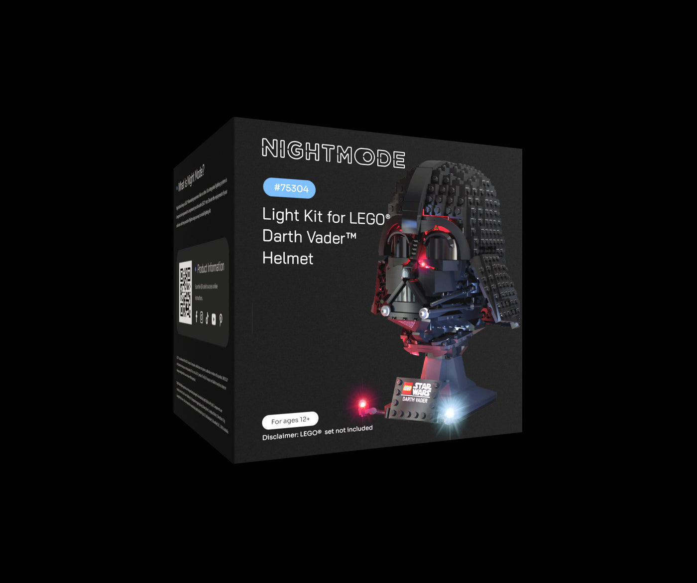 Star Wars Darth Vader Helmet #75304 Light Kit | Night Mode