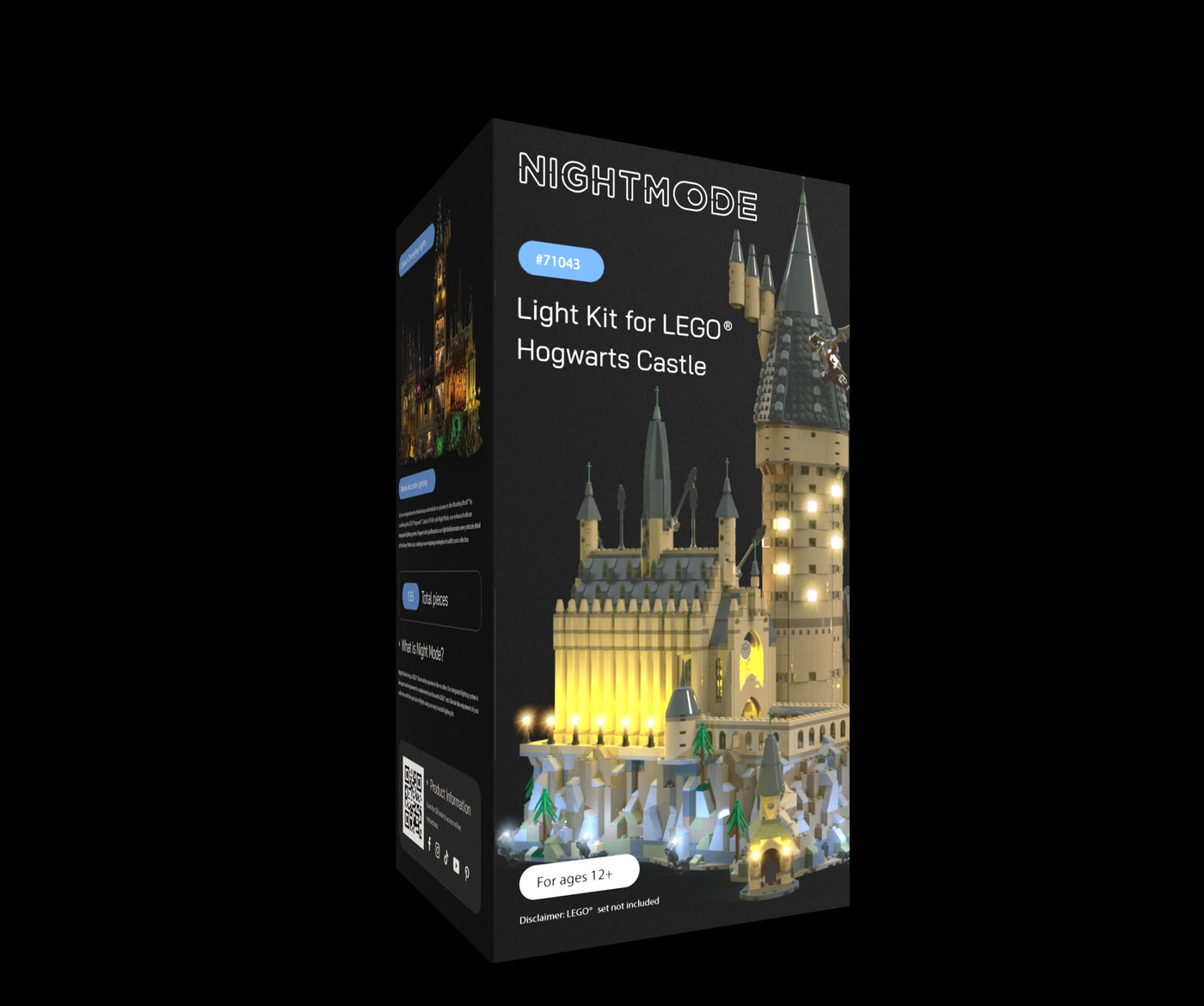 Harry Potter Hogwarts Castle #71043 Light Kit | Night Mode