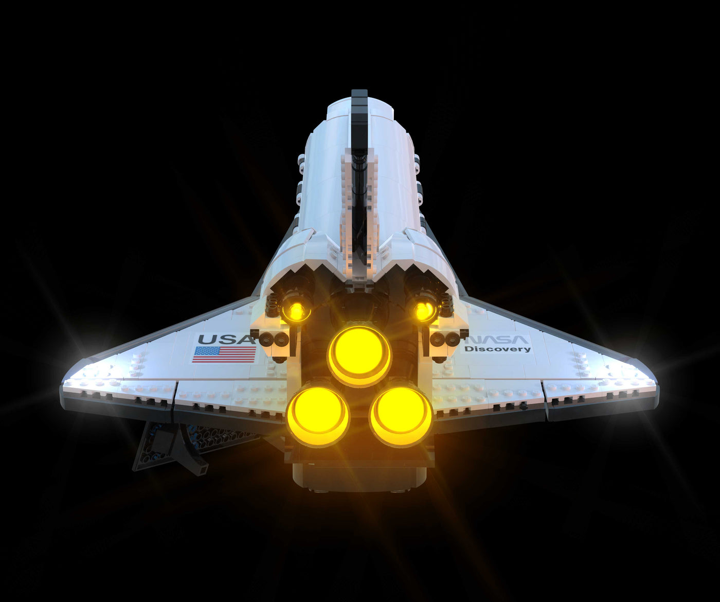 NASA Space Shuttle Discovery #10283 Light Kit | Night Mode