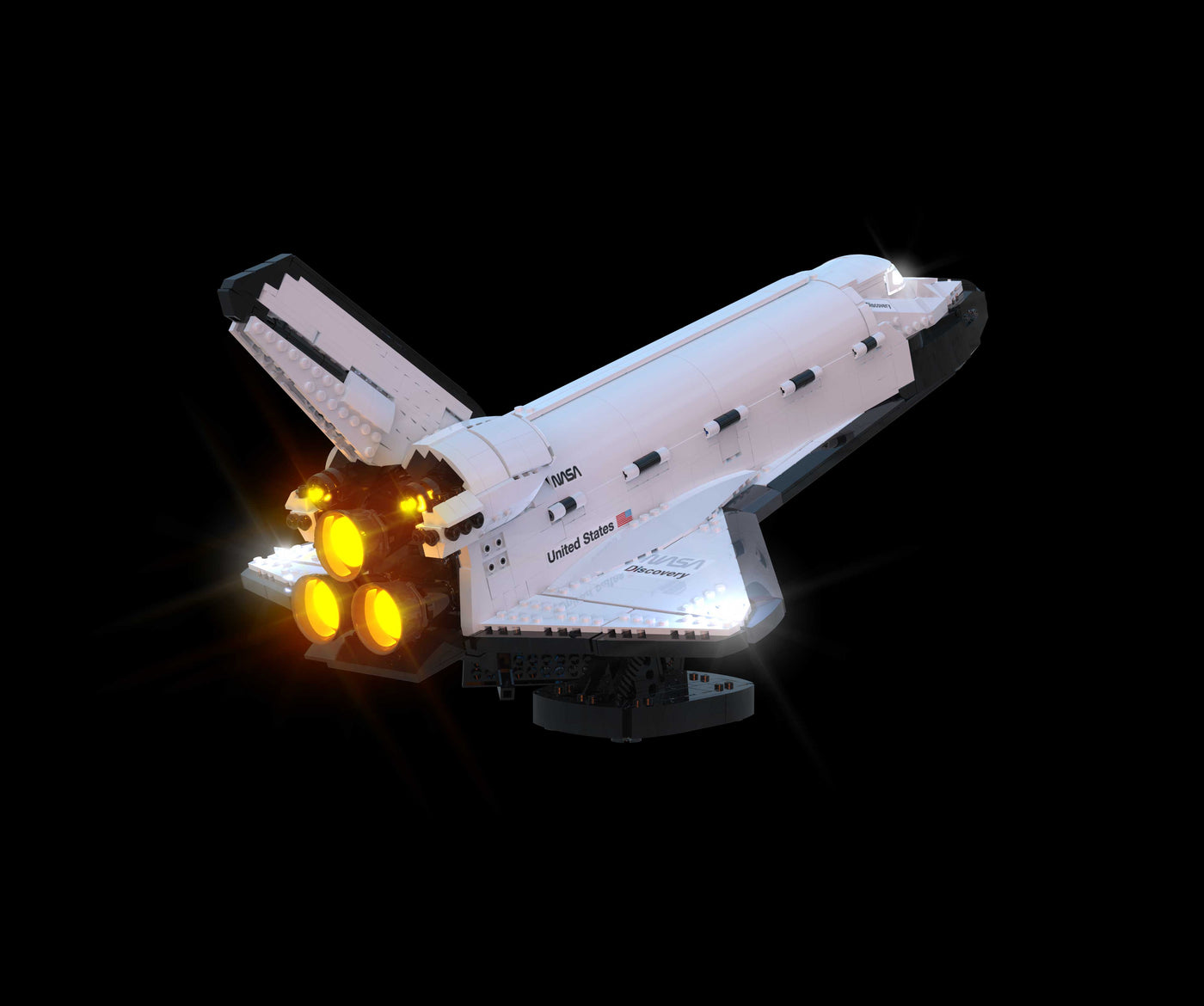 NASA Space Shuttle Discovery #10283 Light Kit | Night Mode