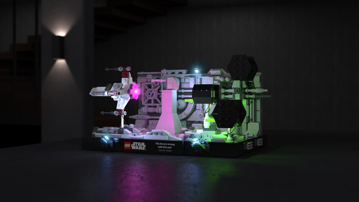 Star Wars Trench Run Diorama #75329 Light Kit | Night Mode
