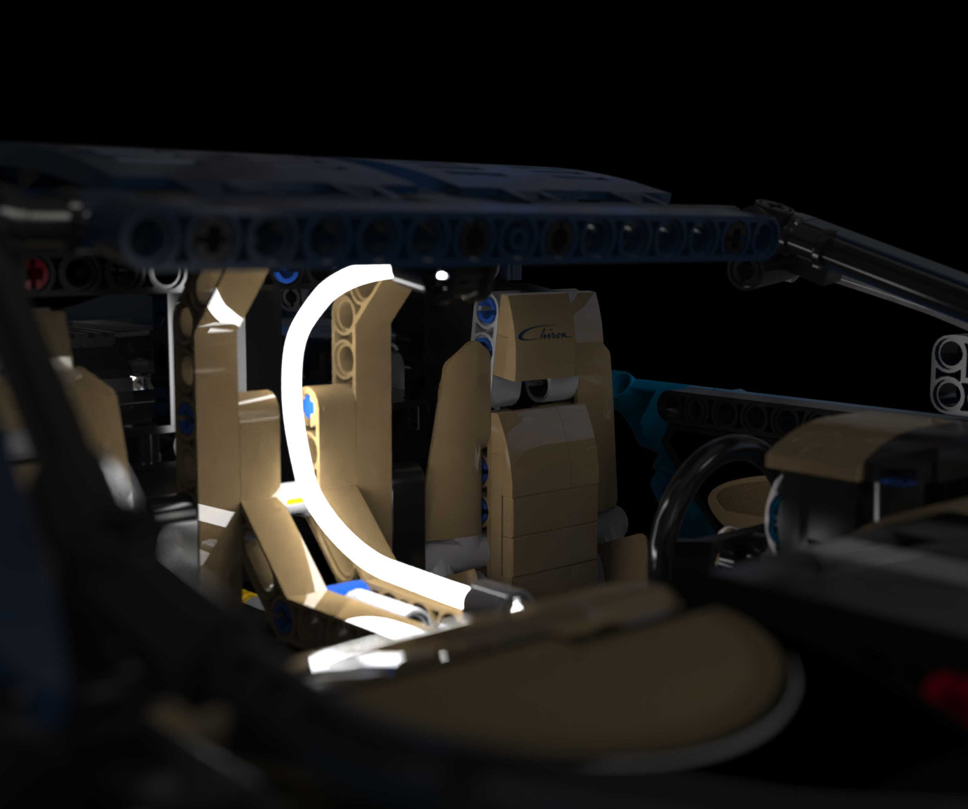 Bugatti Chiron #42083 Light Kit | Night Mode