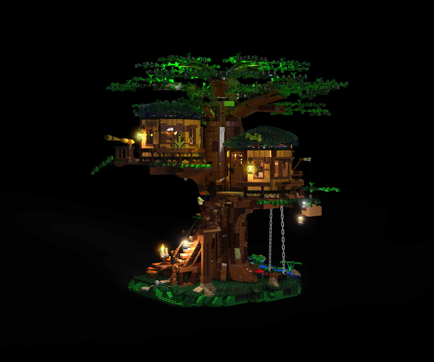 Tree House #21318 Light Kit | Night Mode