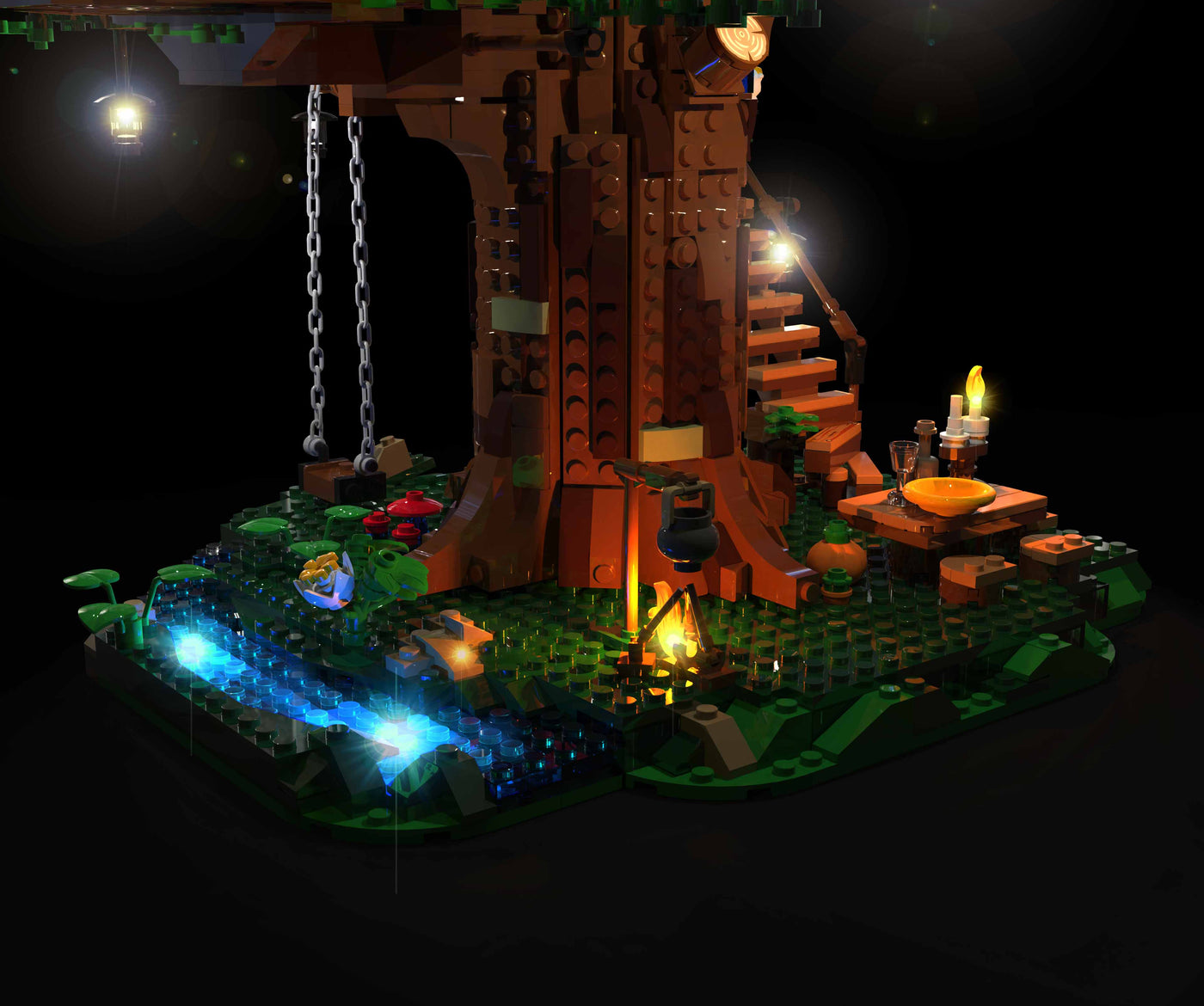 Tree House #21318 Light Kit | Night Mode