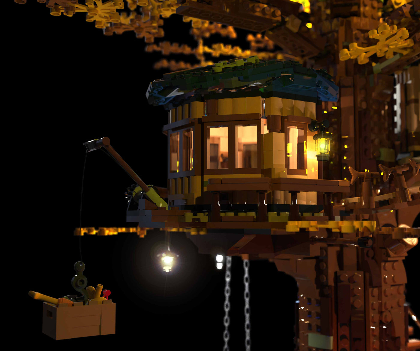 Tree House #21318 Light Kit | Night Mode